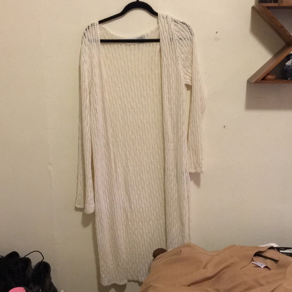 White stag cardigan